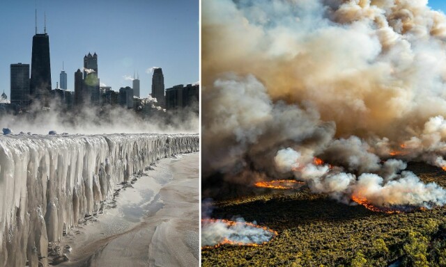 USA: Minus 44 grader. Australia: 46 varmegrader